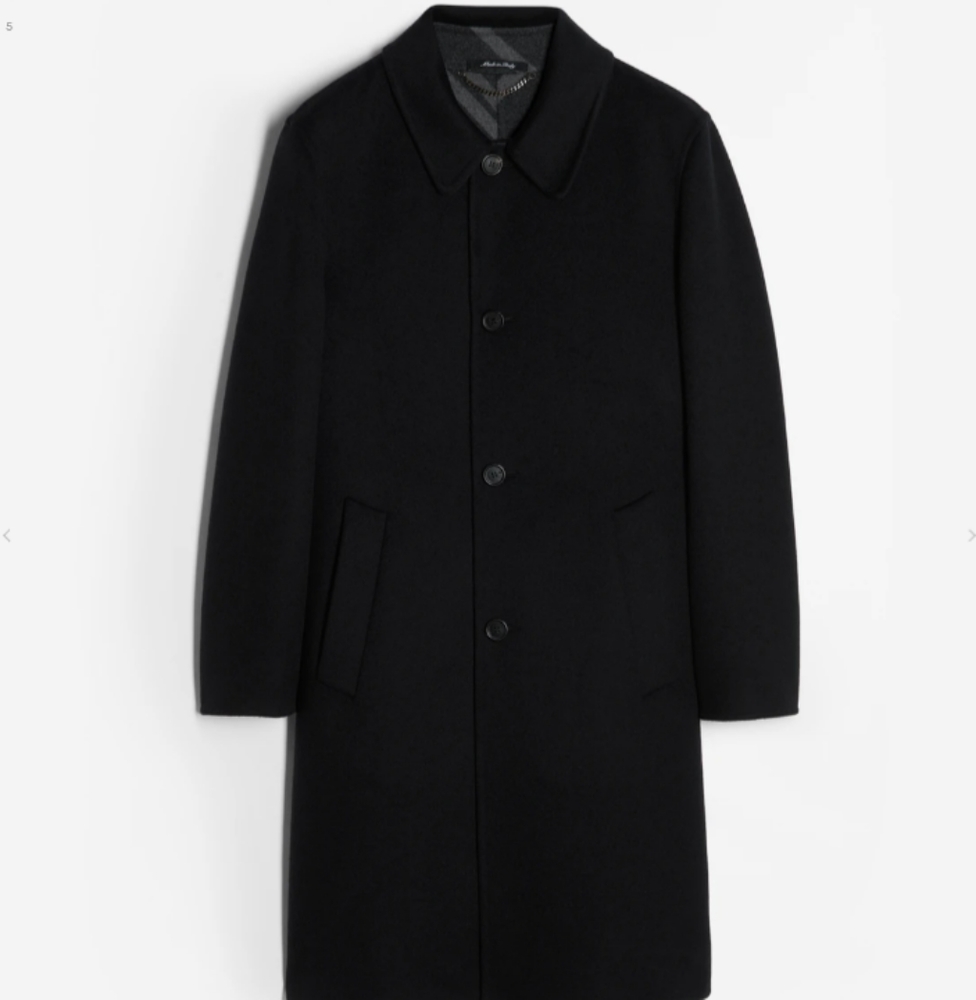 Signature double face cashmere coat